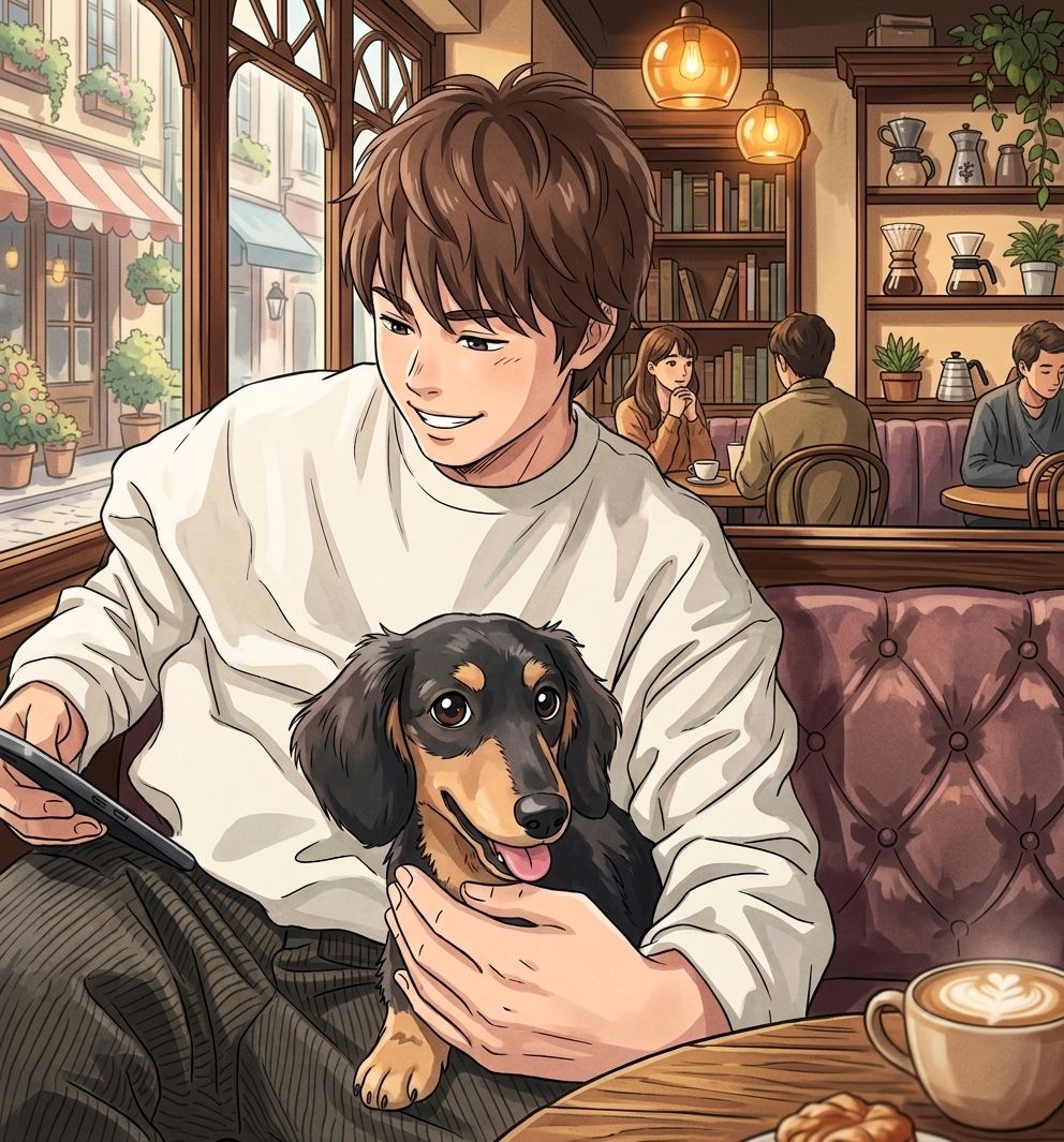 estrella運営者 鈴木遊大のイラストアバター